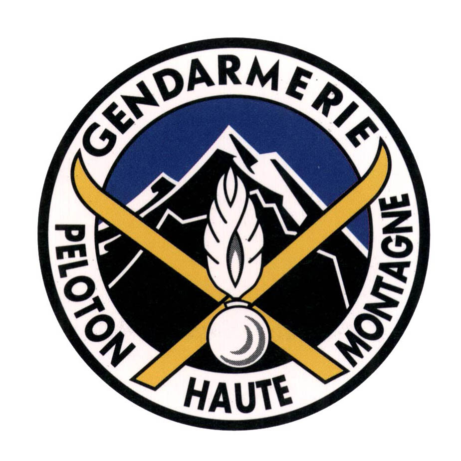 Patch écusson Gendarmerie Haute Montagne - Fabriqué En France - Neuf
