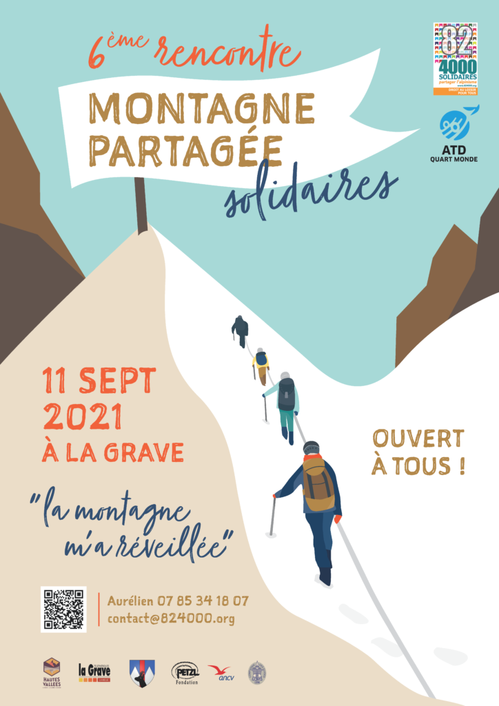 Affiche 6ème Rencontre de la Montagne Partagée Solidaires