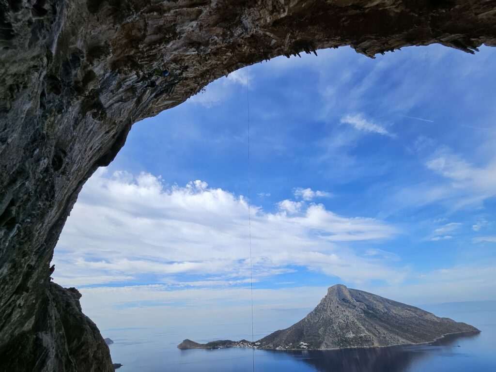 Kalymnos, spot de grimpe avec vue